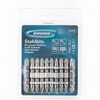 Бита Gross двухсторонняя Ph2-Pz2х45мм, сталь S2  картинка